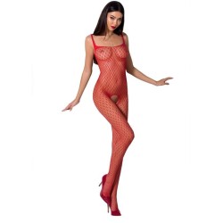 femme bs071 bodystocking rouge taille unique