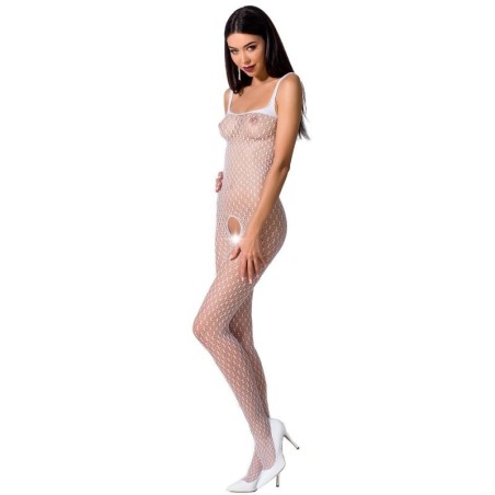 femme bs071 bodystocking blanc taille unique