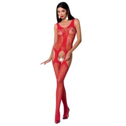 femme bs072 bodystocking taille unique rouge