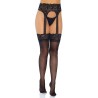 bas  jarretelles opaque taille unique