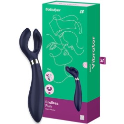 endless fun multi vibrateur 3 bleu