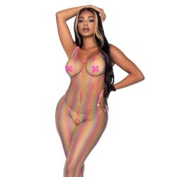 rainbow net bodystocking taille unique