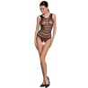 femme bs086 bodystocking noir taille unique