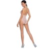 femme bs087 bodystocking blanc taille unique