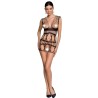 femme bs089 bodystocking noir taille unique