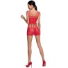 femme bs090 bodystocking rouge taille unique