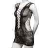 robe peek-a-boo mini grande taille