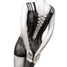 robe peek-a-boo mini grande taille