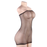 robe corps en filet avec diamants s-l