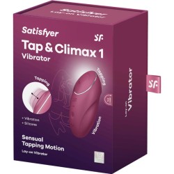 tap & climax 1 vibrateur lay-on rouge