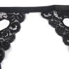 set ensemble trois pièces soutien-gorge + porte-jarretelle + string l-xl