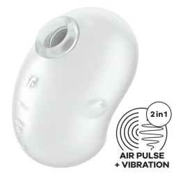 cutie ghost vibrateur  poser blanc