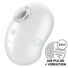cutie ghost vibrateur  poser blanc