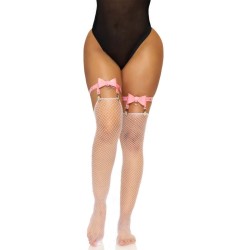 jarratière haute en cuir végétalien taille unique - rose