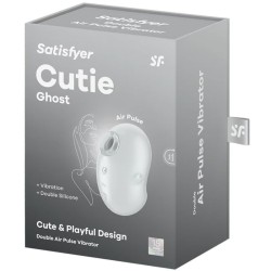 cutie ghost vibrateur  poser blanc