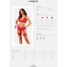ensemble lacelove trois pièces rouge xs-s