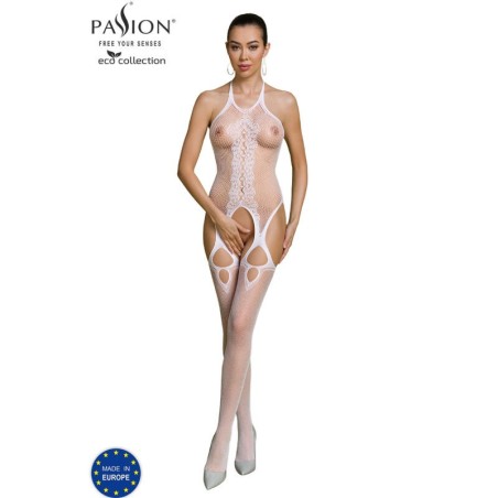 bodystocking eco collection eco bs013 blanc