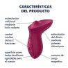 vibrateur exciterrr à poser sur le clitoris fuchsia