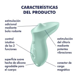 vibrateur exciterrr à poser sur le clitoris menthe