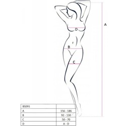 bs095 bodystocking rouge taille unique