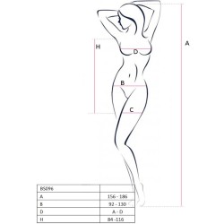 bs096 bodystocking blanc taille unique