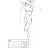bs097 bodystocking blanc taille unique