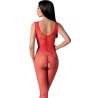bs098 bodystocking rouge taille unique