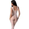 bs098 bodystocking blanc taille unique