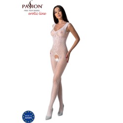bs098 bodystocking blanc taille unique