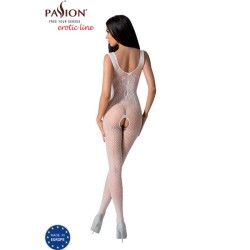 bs098 bodystocking blanc taille unique