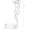 bs098 bodystocking blanc taille unique