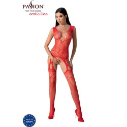 bs099 bodystocking rouge taille unique