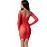 bs101 bodystocking rouge taille unique