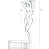 bs101 bodystocking rouge taille unique