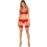collant ingridia rouge xs-s