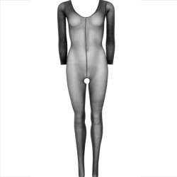 bodystocking manches longues noir