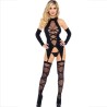ensemble 3 pièces body + bas + manches