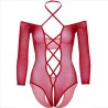 corps crothless avec rouge brillant
