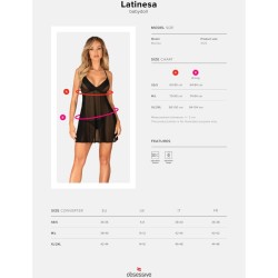 latinesa babydoll & string m-l