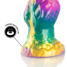 gode iris avec testicules arc-en-ciel de plaisir