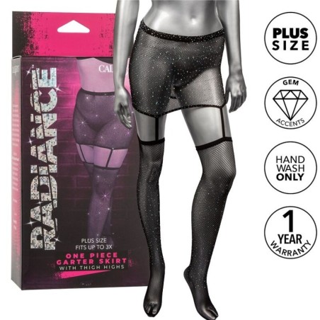 radiance jupe jarretières cuisses grande taille