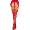 cuisses dentelles & jarretelles rouge