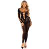 bodystocking cheville reckless noir