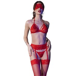 cr 4467 ensemble quatre pièces rouge l-xl