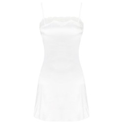 jacqueline lc 90249 robe de chambre + chemise + culotte ecru l-xl