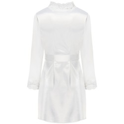 jacqueline lc 90249 robe de chambre + chemise + culotte ecru l-xl