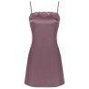 jacqueline lc 90249 robe de chambre + chemise + culotte violet l-xl