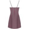 jacqueline lc 90249 robe de chambre + chemise + culotte violet l-xl