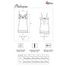 chemise + culotte makrezian lc 90545 noir l-xl