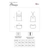 chemise miraaze lc 90567 + short noir l-xl